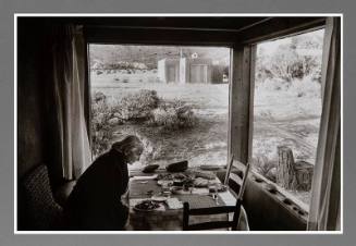 At Supper with the New Potting Shed Visible in the Background (from the series Georgia O'Keeffe at the Ghost Ranch and Abiquiu)