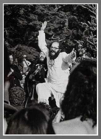 Allen Ginsberg Dancing at the Grateful Dead "Human Be-In," San Francisco