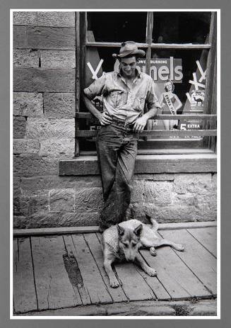 Gold Miner With His Dog, Mogollon, New Mexico