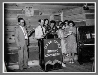 A Group Of Singers From Quemado Who Are Competing For The Catron County Championship At The Pie Town, New Mexico, Singing Convention