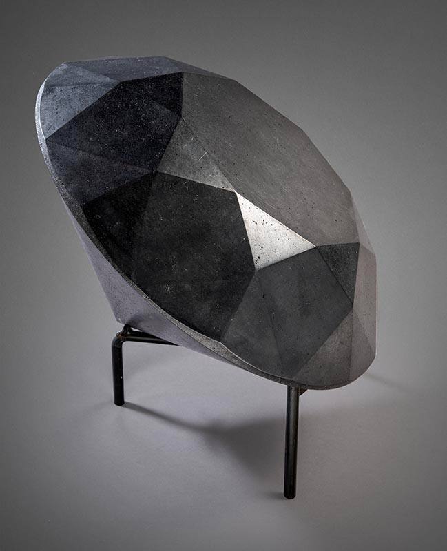 Peter J. Joseph, Graphite Diamond from Density's Agenda, 2003, carved and faceted solid carbon …