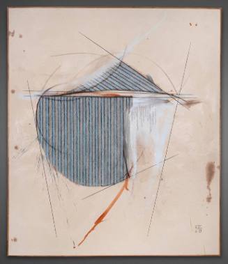 Allan Graham, Untitled, 1977, watercolor, oil and stick pigment on canvas, 84 3/4 x 72 1/2 in. …