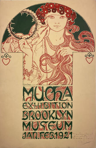 Mucha Exhibition Brooklyn Museum Jan. Feb 1921