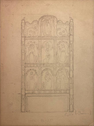 Untitled (sketch for Mrs. Frederick M. P. Taylor's Chapel)