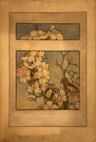 Four Birds in a Blossoming Tree