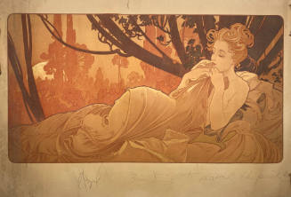Untitled (Blonde woman under a tree)