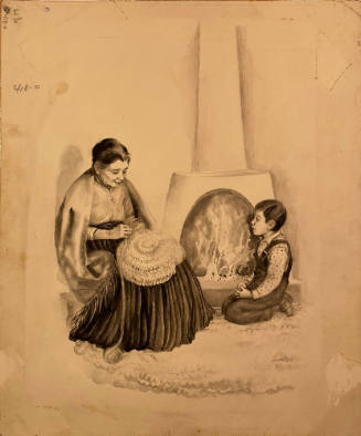 Untitled (Illustration for "The New Mexican Boy" by Helen Marshall)