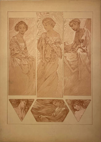 Figures decoratives, Plate 7