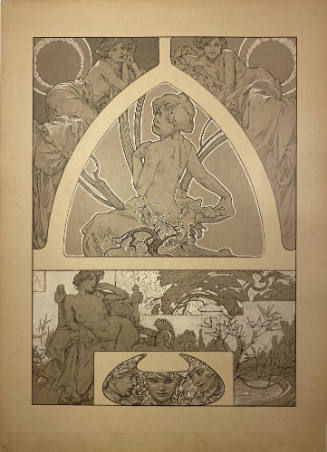 Figures decoratives, Plate 4