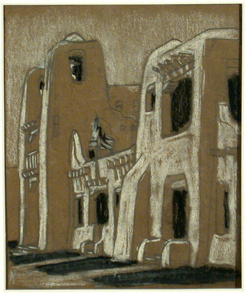 Temple of St. Francis Art Gallery (Santa Fe sketches)