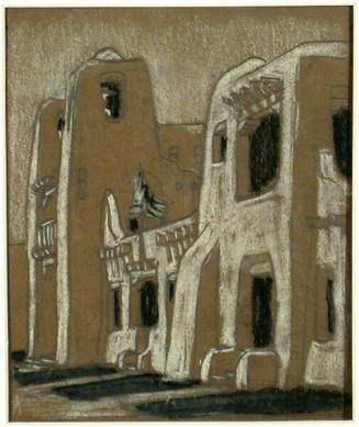 Temple of St. Francis Art Gallery (Santa Fe sketches)