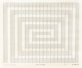 Frederick Hammersley, MAZE UP TIGHT, #43, 1969, (8/8), from the series of #1-#72, computer‐gene…