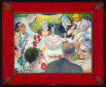 Will Shuster, 40th Wedding Anniversary, n.d., oil on board, 24 × 26 3/8 in. Collection of the N…