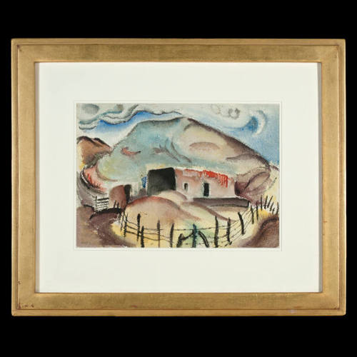 Untitled (Fence and Adobe)