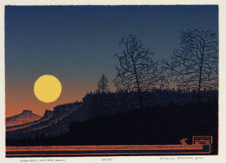 Moonset, Winter Dawn