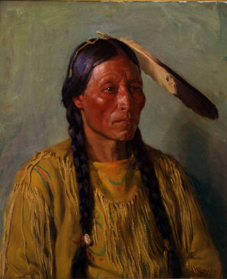 Portrait of Taos Indian