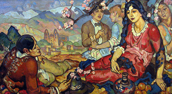 Noon (Mural for the Santa Fe Country Club)