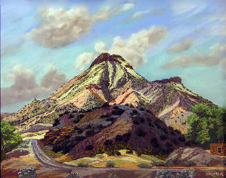 Hill on Los Alamos Road
