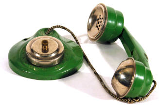 Green Toy Telephone
