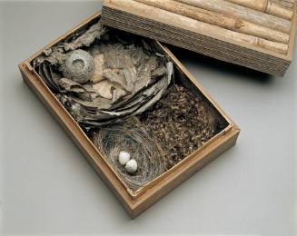 Gail Rieke and Zachariah Rieke, Love Nest, 1998, mixed media, 7 x 10 x 3 in. Collection of the …