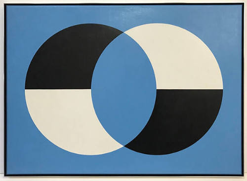Frederick Hammersley, Couplet, #15 1965 (1968), oil on canvas, 35 7/8 x 49 3/4 in. Collection o…