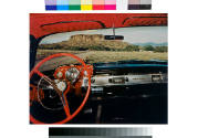 Alexander Eisemann Harris, Black Mesa, Looking East From Fred Cata's 1957 Chevrolet Belair, 198…