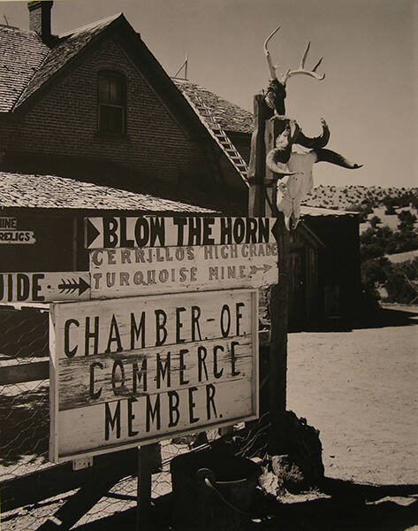 Professor Schmidt's House, Cerrillos, New Mexico 1940 (from the Southwest Portfolio)
