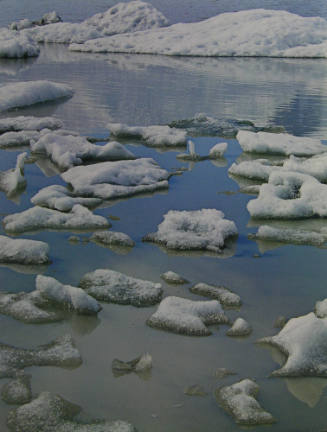 Ice in Glacial Lake - Fjnllsarlon, South Coast (85/110)