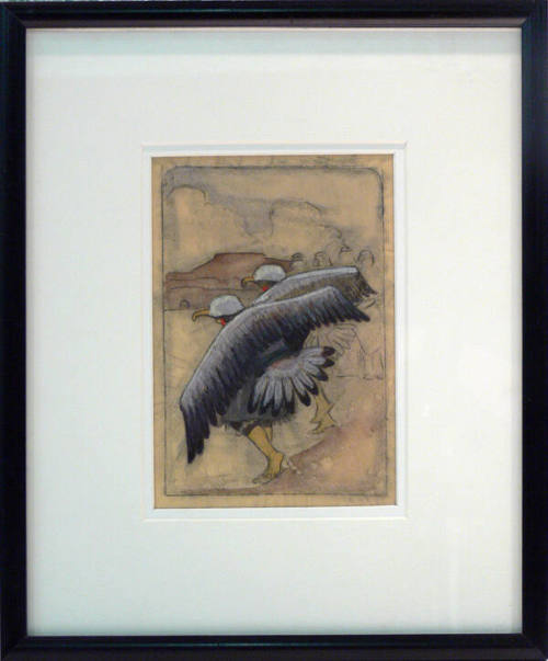 Will Shuster, Eagle Dancer (study for NMMoA fresco - The Voice of the Sky), circa 1934, waterco…