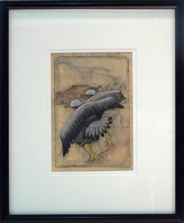 Eagle Dancer (study for The Voice of the Sky)