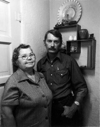 Jack Raines and His Mother Wynona (from Clayton, New Mexico), in