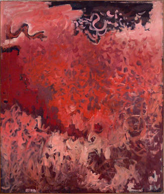 Hassel W. Smith, The Little Big Horn, 1953, oil on canvas, 84 5/16 x 70 5/16 in. Collection of …
