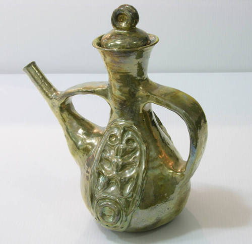 Large Gold Lustre Teapot
