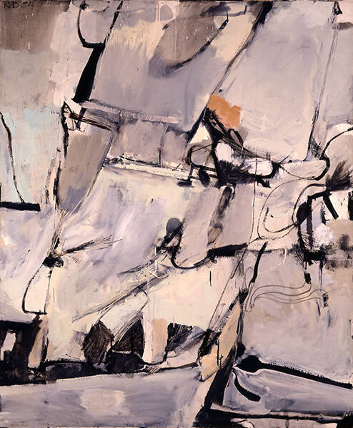 Richard Diebenkorn, Berkeley #15, 1954, oil on canvas. Collection of the New Mexico Museum of A…