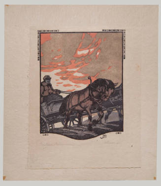 Gustave Baumann (American, born Germany, 1881 – 1971), All the Year Round - February, 1912, col…