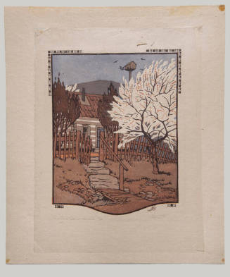 Gustave Baumann (American, born Germany, 1881 – 1971), All the Year Round - April, 1912, color …