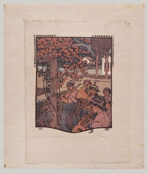Gustave Baumann (American, born Germany, 1881 – 1971), All the Year Round - June, 1912, color w…