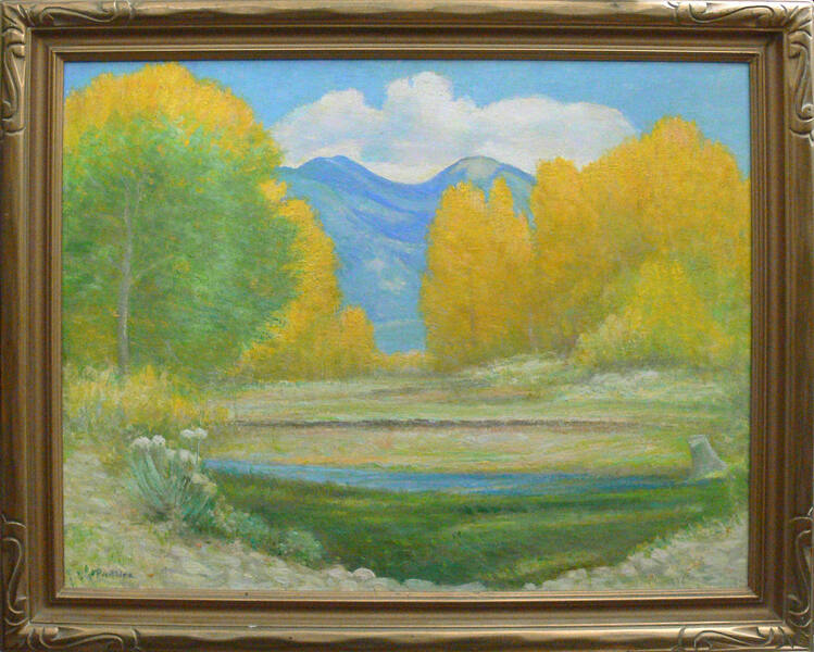 Taos Mountain Cottonwoods Along the River