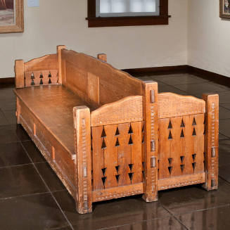 Spanish Colonial/Pueblo Revival Double Bench