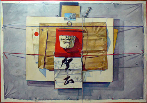 John H. Fincher, Silence #3, 1983, oil on canvas, 50 x 72 in. Collection of the New Mexico Muse…