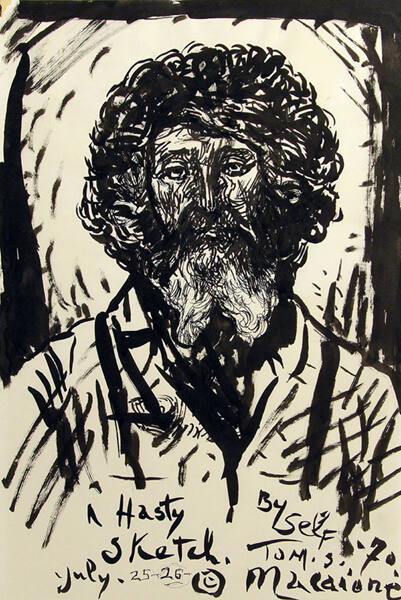 Self-Portrait (Hasty sketch by self)
