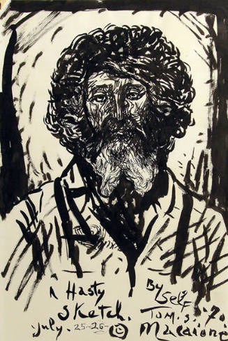 Self-Portrait (Hasty sketch by self)