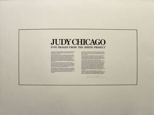 Artist Statement (from the Birth Project)