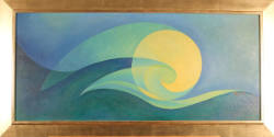 Florence Miller Pierce, Untitled, 1952, oil on board. Collection of the New Mexico Museum of Ar…