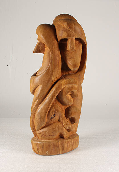 Patrocinio Barela, Untitled (Spiritual Figures), n.d., cedar, 18 1/4 x 7 1/4 x 5 3/16 in. Colle…