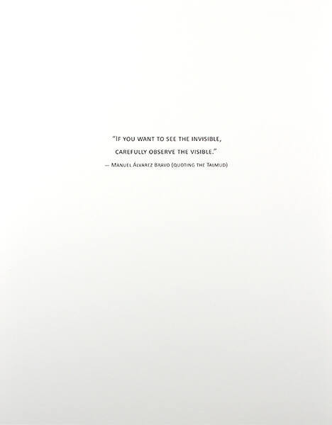 Quotation Page (from Dreaming in Reverse/Soñando Hacia Atrás)