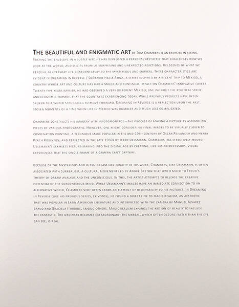 Text Page 1 (from Dreaming in Reverse/Soñando Hacia Atrás)