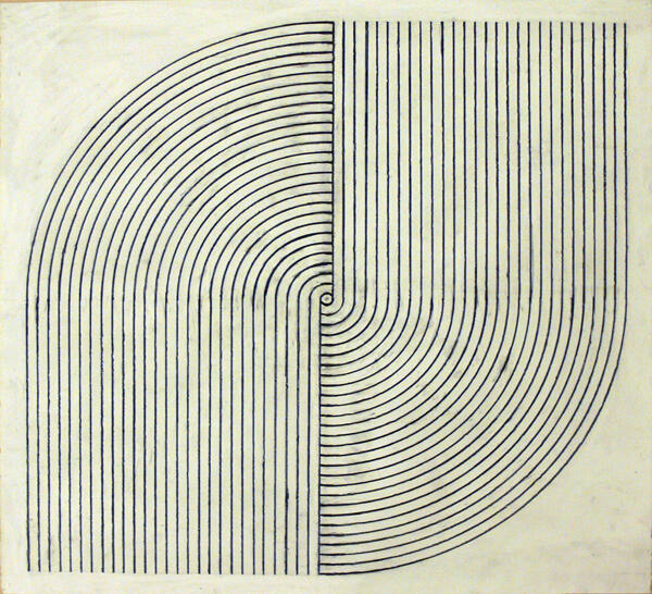 Tim Jag, Drawing Construction #15, 2014, graphite on paper, 27 × 27 3/4 in. Collection of the N…