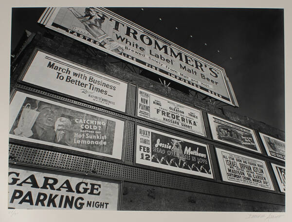 Lower East Side Advertisements, East Houston Street and Second Avenue