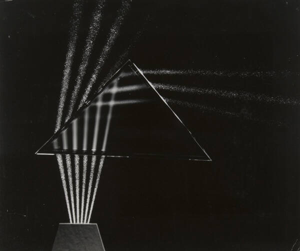 Beams of Light Through Glass